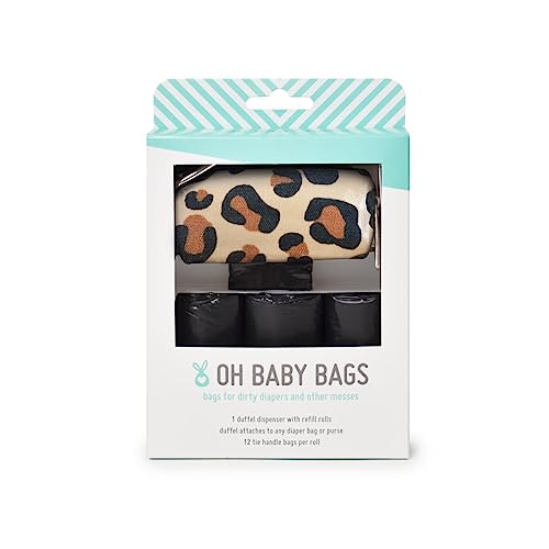 Image of Oh Baby Bags Duffel Dispenser Gift Box (Leopard)