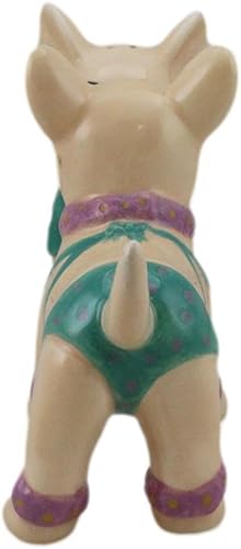 Miniatura 5 de Ebros Gift Vacaciones, playa, luna de miel, amantes de la luna de miel, besos, chihuahua, pareja, perros, con sombrillas, bikini, chanclas, salero