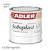 Produktbild ADLER Soloplast STQ - 750 ml seidenmatt - Erstklassiger Klarlack zum Möbel lackieren - Holzlack farblos