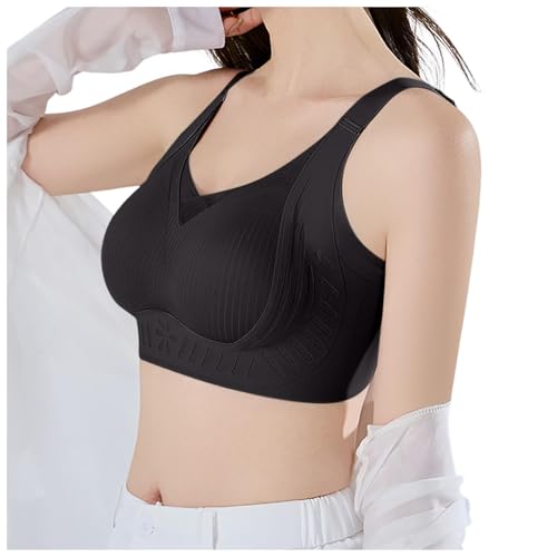 Soutien-gorge sans couture violet anti-secousse à maintien ferme