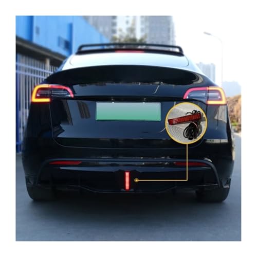 Pare-chocs arrière Tesla Model Y diffuseur carbone mat 2021-2024 - 4