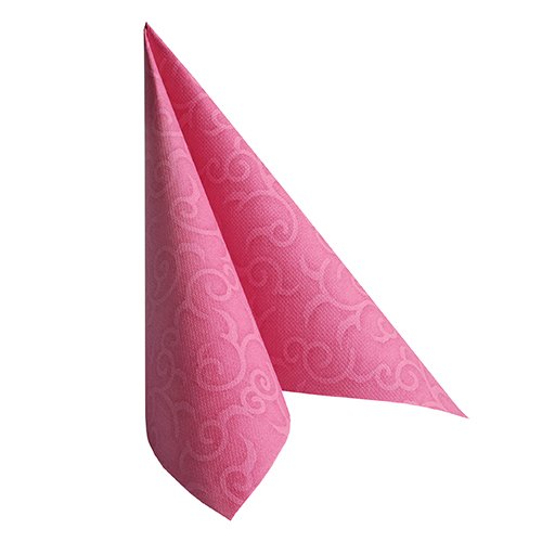 PAPSTAR 250 Servietten 1/4-Falz 40 x 40 cm Fuchsia Casali (84886)