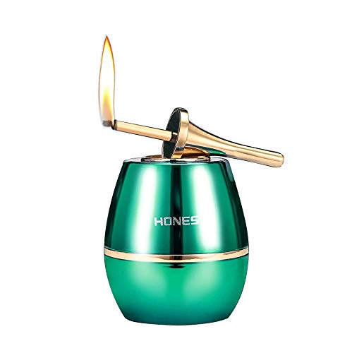 Permanent Match, Ten Thousand Match Lighter, Forever Fire Starter - Kerosene Refillable, Chargeable Electronic, Great Gift for Father, Husband, Boyfriend - No Oil (Green)