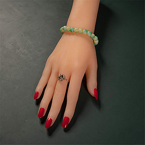 AFYH Handmodell, 1 Paar Silikon-Hand 2020 neu entwickelte Textur klare rosige Finger können Handfläche Soft Hands gebogen Werden,B Right Hand Cover