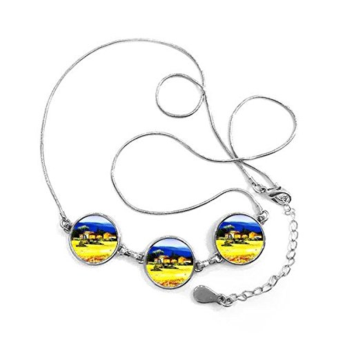Bijoux pendentif collier paysage de montagne, le cadeau idéal pour symboliser la sérénité
