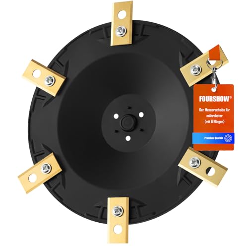 FourShow Mähroboter Messerteller + 6 Klingen Messerscheibe Rasenroboter...