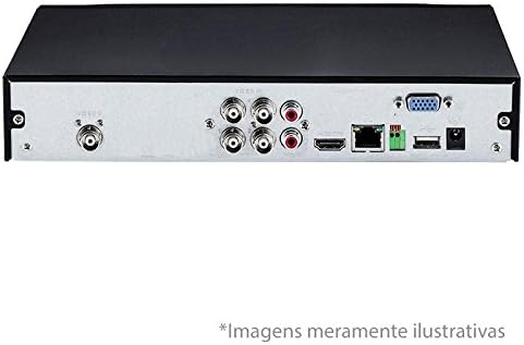 Rear panel connections of Intelbras MHDX-1004 DVR