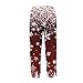WENKOMG1 Pajama Pants Matching - 3D Pattern Loose Lounge Sleepwear Leisure Pajama Pant Mens Christmas Deer Pajamas Bottoms Man Pj Fashion Men Clothes Pyjamas (L - Red)