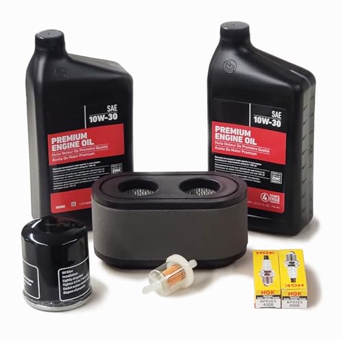 GL Maintenance Kit Compatible with Toro 42In - 60in TimeCutter Titan and Exmark Quest Radius Riding Mowers with V-Twin 2P77F Engines
