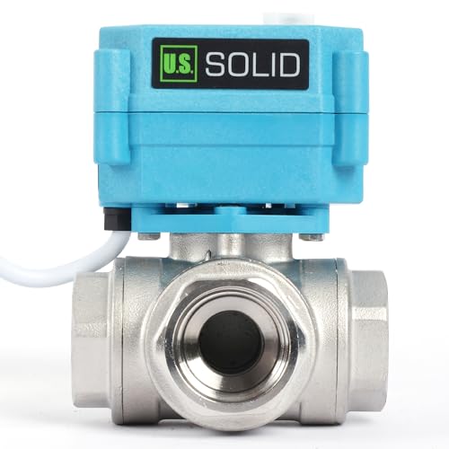 Vanne d'arrêt d'eau 3/4" en acier inoxydable avec commande manuelle - 3