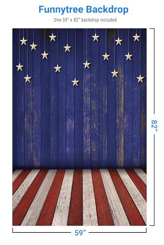 Fondo fotográfico decoración bandera americana 5x7ft miniatura 3