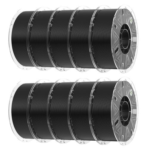 Image of Creality Hyper PLA Filament 1.75mm Black 10KG, RFID 3D Printer Filament | High Speed 30-600mm /s, PLA Filament Support CFS, Fits for K1 /K2 /Ender /Hi /i7 Series and Most 3D Printers