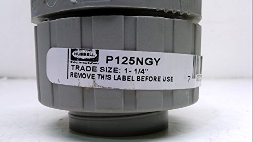 Hubbell P125Ngy, Conduit Fitting, Liquid-Tight, Thread Size: 1-1/4" P125Ngy #TOP1