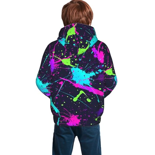 Tropical Hawaiian Palm Leaves Hoodie Youth Hooded Sweatshirt 3D Digital Printed With Pockets Tops2
