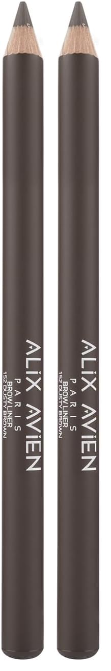 ALIX AVIEN Uzun Süre Kalıcı, Belirginleştirici Şekillendirici Kahve Kaş Kalemi - Brow Liner 152 Dusty Brown (2 paketi)