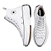Converse Run Star Hike Hightop Sneakers, White/Black/Gum, 10.5 US Women/9 US Men