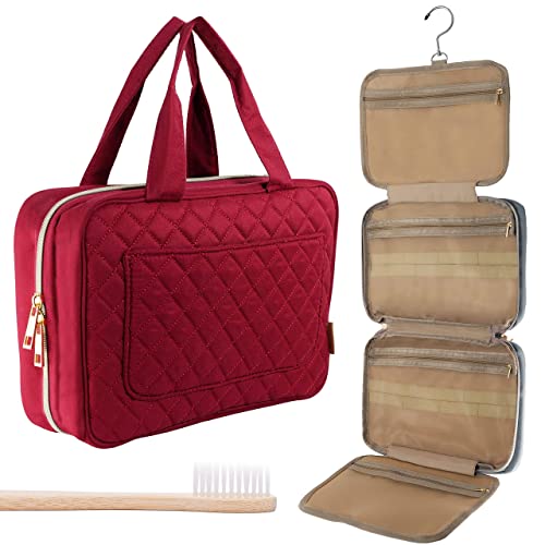 Image of Handcuffs Toiletry Bag Women Korean Style Travel Makeup Cosmetic Organizer Big Size More Space Professional Toiletry Bag Foldable