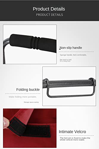 Faltbarer 6-Rad-Einkaufswagen mit Sitz, 35 l Fassungsvermögen, Einkaufstrolley für einfachen Transport, leichter blauer Einkaufshelfer für Senioren und vielbeschäftigte Käufer – Bild 5