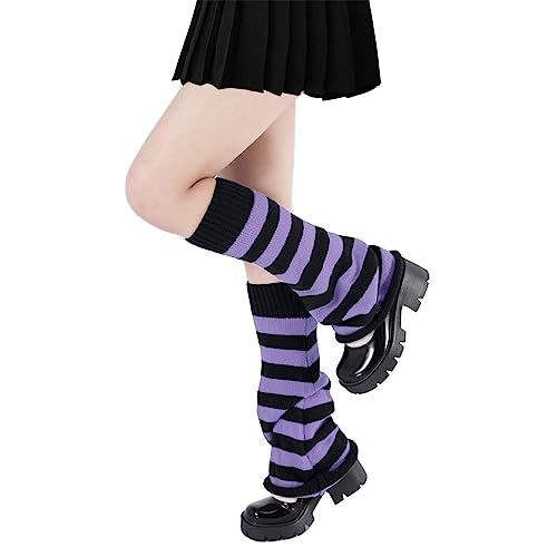 Komorebi Leg Warmers Y2K Kawaii Leg Warmers for Girl Women Cute Knitted Socks Y2K Harajuku Goth Accessories2