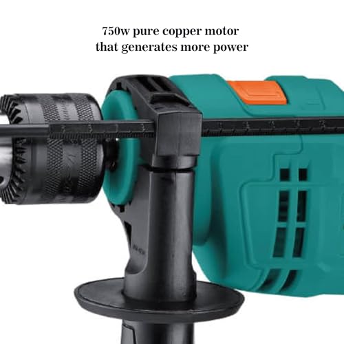 Image of Sulfar Power Action Power Action ID750-C Heavy Duty Tool Kit Wall Drilling Machine for Home use Impact Drill Machines /Hammer Drill 750W 220V, 50Hz, Chuck Size: 13mm, No-Load Speed 0-2800 /min