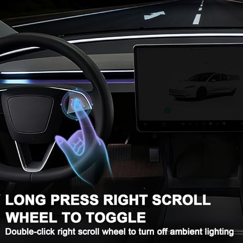 Smart BSD Ambient Lighting para Tesla Model 3 y Y 2021-2024 miniatura 6