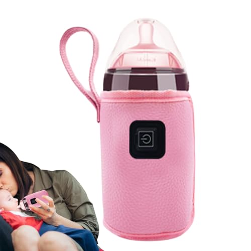 Calentador De Biberones De Viaje - Calentador De Leche USB Para Automóvil, Guardián De Calor Portátil | Biberón, Leche Eléctrica De Viaje, Calentamiento Instantáneo De Materna, Esterilizador, Bi