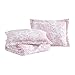 Laura Ashley - Twin Quilt Set, Soft & Reversible Cotton Floral Bedding with a Medium Weight Feel, 2 Piece Bed Set with Matching Pillowcase (Bedford Pink)