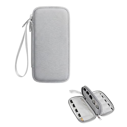 Image of Pendrive Case, Digital Device Organizer 20 Card for Professionals and Students, Pendrive Box, Pendrive Holder Case, Pen Drive Case, Gray Color Tech Accessory Holder for Workstations and Travel