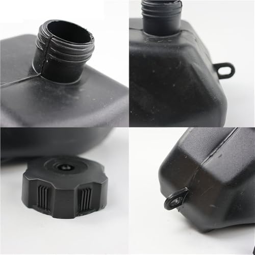 Tapa plástica del tanque de combustible accesorio negro para moto todoterreno 5