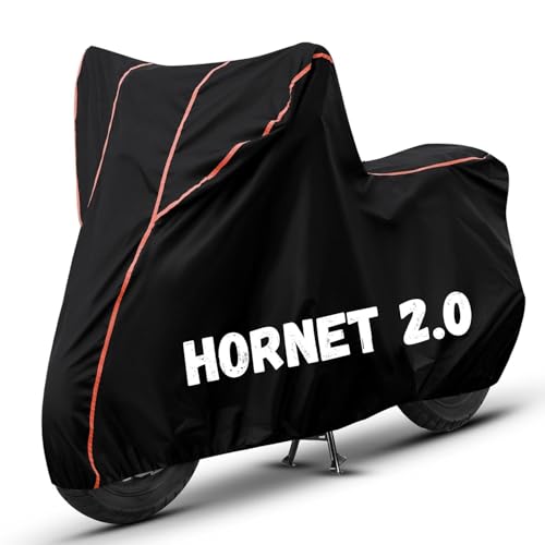 Image of Bike Cover for Hornet 2.0 100% Waterproof, Dustproof & Scratch Resistant| Fully Bottom Elastic UV Resistant Heavy Duty Body Cover | All Weather Outdoor Use