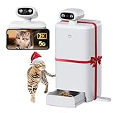 HHOLOVE Automatic Cat Feeder with Camera 360°, 2K...