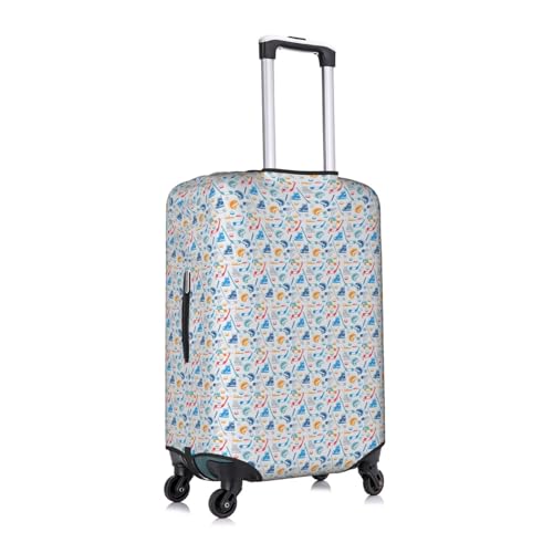 Housse de protection universelle imperméable pour bagage L blanc - 4
