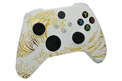 Image of ProControllers LLC Hand Airbrushed Fade Custom Controller Compatible with Xbox Series X /S & Xbox One (Series X /S Gold Wave)
