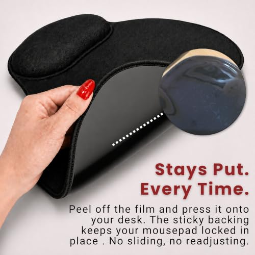 RED STAR TEC Wired Computer Mouse Bundle with Wrist Rest Pad, USB Plug and Play Accessory for Office, Home Office, Laptop, and Desktop — view 6