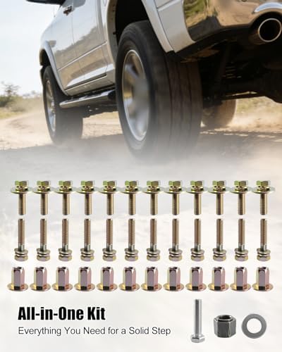 Sidestep Hardware Mounting Kit Fit for Dodge Ram, Replace 68193128AB - 4