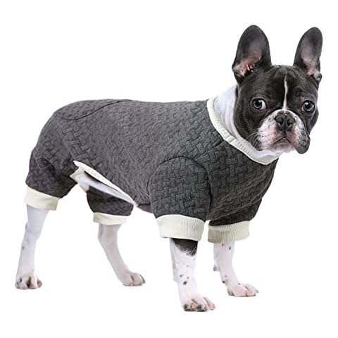 ASENKU Hunde-Pyjama, gestrickt, Thermo-Einteiler Cover