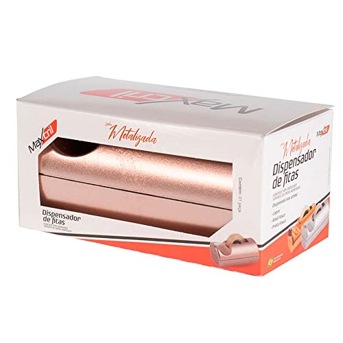 disp. de fitas pequeno metalizado rose