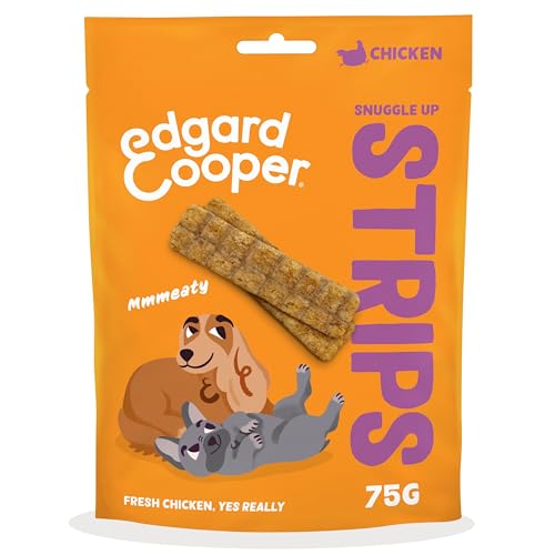 Produktbild von Edgard & Cooper Hundesnacks Snuggle Up Stripes Huhn - 10 x 75 g