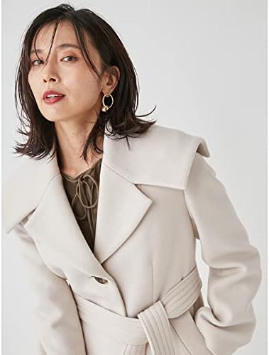 Amazon | [フレイ アイディー] ワイドカラーシングルブレストコート  