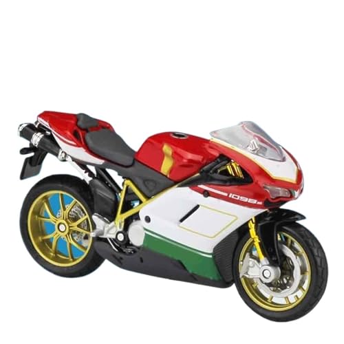Cadeau Passion Moto Ducati 1098s Échelle 1/18 Réplique Alliage avec Socle