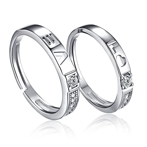 Bague couple réglable en argent KnSam la solution aux problèmes de taille d'alliance