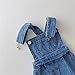 Toddler Clothes Set Summer Girls Denim Overall Dress Pleated Dress for Ages 6 Months to 6 (Light Blue, 6-12 Months)