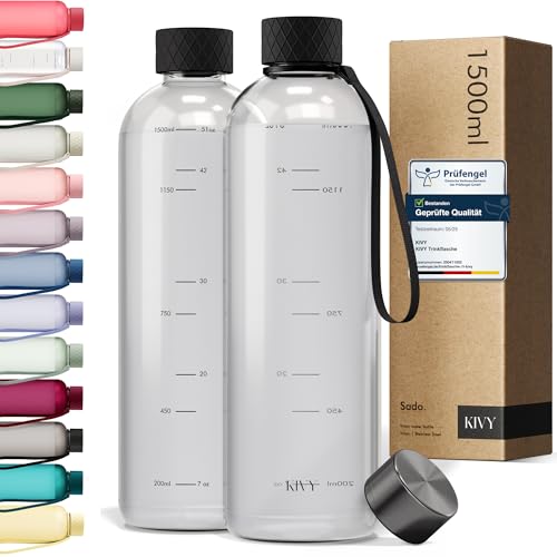 KIVY Tritan-Wasserflasche der 2. Generation