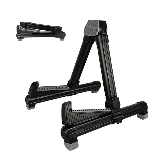 AtAstra Adjustable, Folding Guitar Stand for Acoustic, Classical, Electric Guitars, Bass, Ukulele...