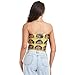 Angry African Girls Yellow Womens Strapless Tube Top Comfy Strapless Sports Bra Tube Bra for Summer Party