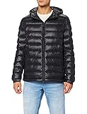 BOSS Herren Oswizz2 Regular-Fit Daunenjacke mit Logo-Aufnäher