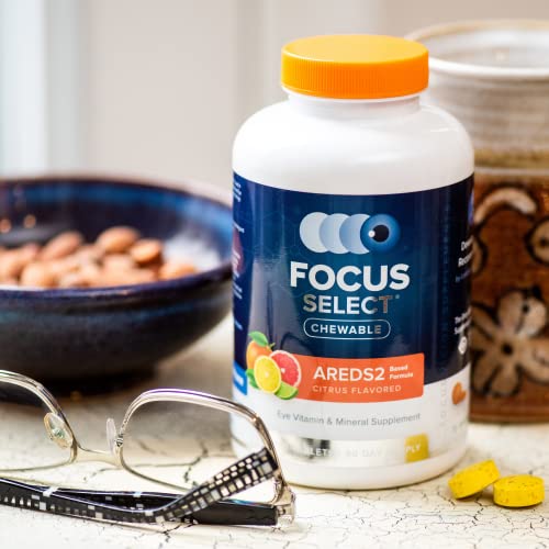 Focus Vision Supplements - Focus Pi Post-Injection Eye Drops (10Ml Bottle) & Focus Select Citrus Chewables (90 Day Supply) – Eye Vision Supplement #TOP2