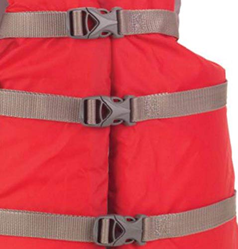 Image of Stearns Adult Life Vest, USCG Approved Type III Life Jacket, PFD for Boating, Swimming, Watersports, & More, Standard & Oversized Fits