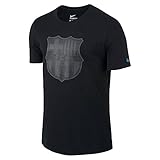 2015-2016 Nike Barcelona Crest T-Shirt (Black) X-Small