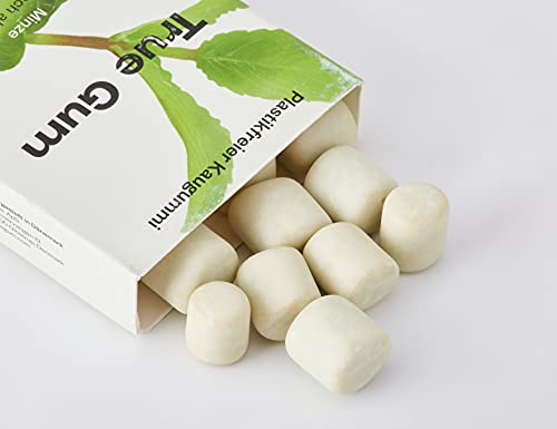 True Gum - Minze | Plastikfreier Kaugummi | Biologisch Abbaubar | Vegan | 21 g - Image 3